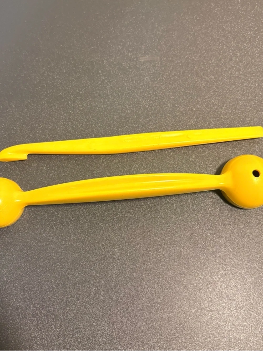 Vintage Tupperware utensils‎ Salad Servers with baller & 🍊 peeler